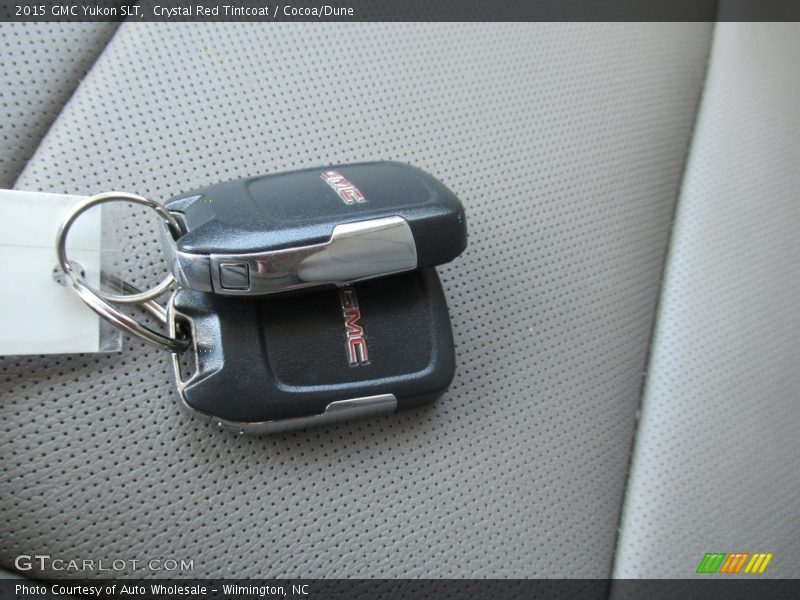 Crystal Red Tintcoat / Cocoa/Dune 2015 GMC Yukon SLT