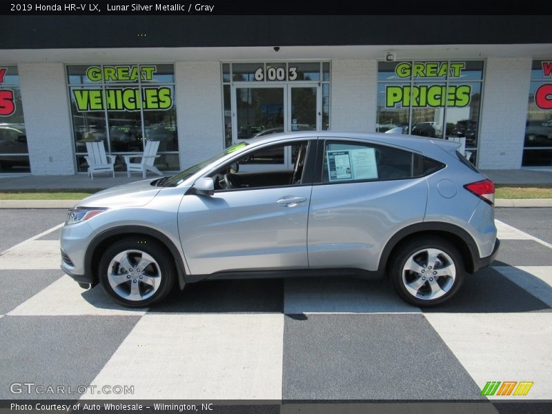 Lunar Silver Metallic / Gray 2019 Honda HR-V LX