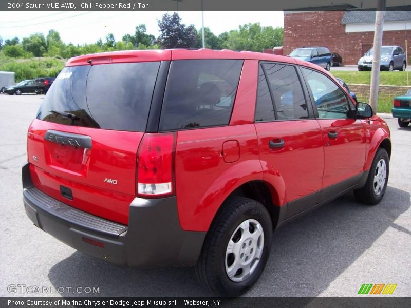 Chili Pepper Red / Tan 2004 Saturn VUE AWD