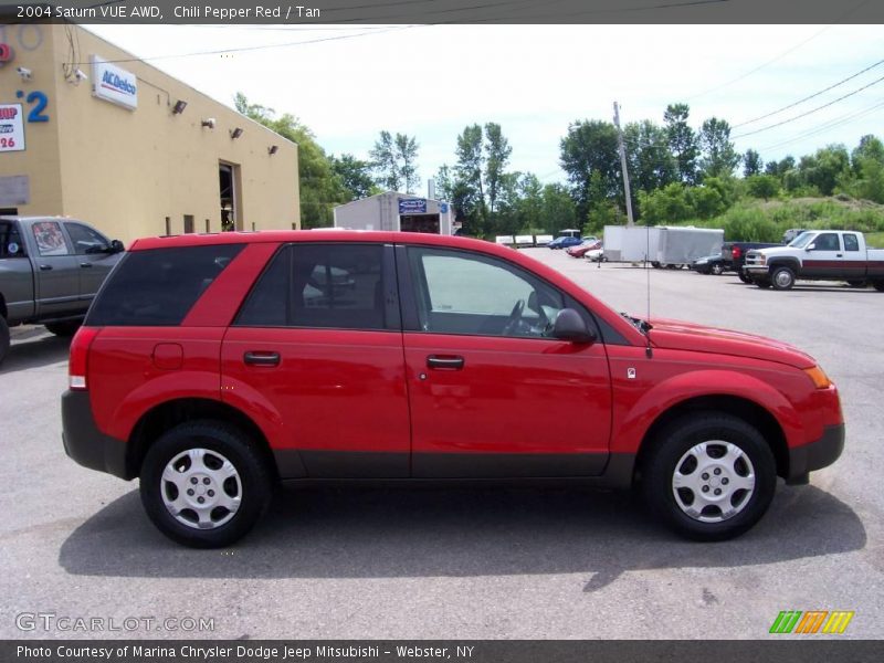 Chili Pepper Red / Tan 2004 Saturn VUE AWD