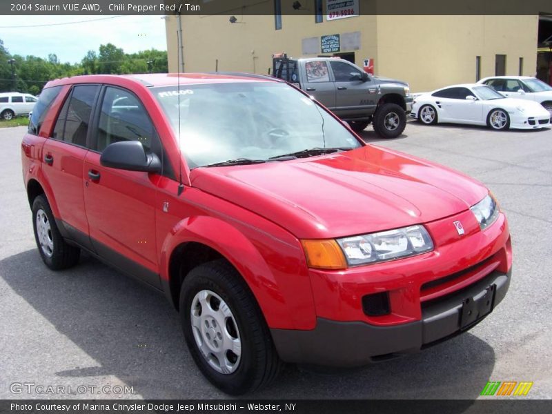 Chili Pepper Red / Tan 2004 Saturn VUE AWD