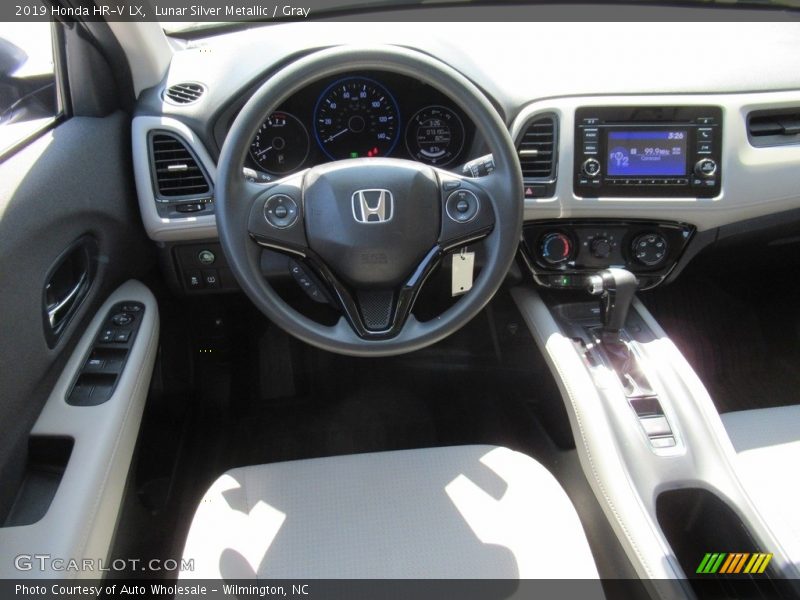 Lunar Silver Metallic / Gray 2019 Honda HR-V LX