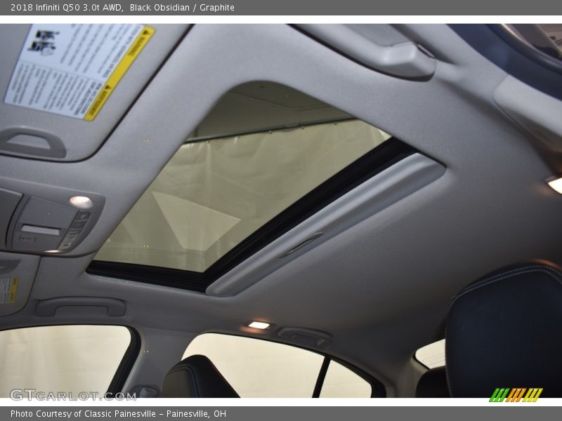 Black Obsidian / Graphite 2018 Infiniti Q50 3.0t AWD
