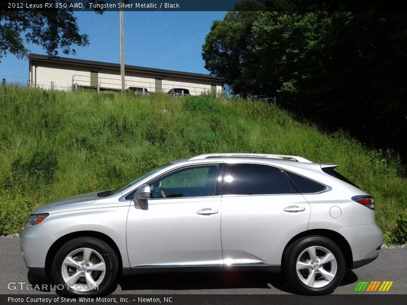 Tungsten Silver Metallic / Black 2012 Lexus RX 350 AWD