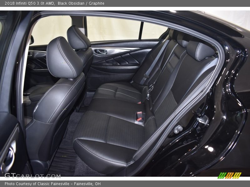 Black Obsidian / Graphite 2018 Infiniti Q50 3.0t AWD