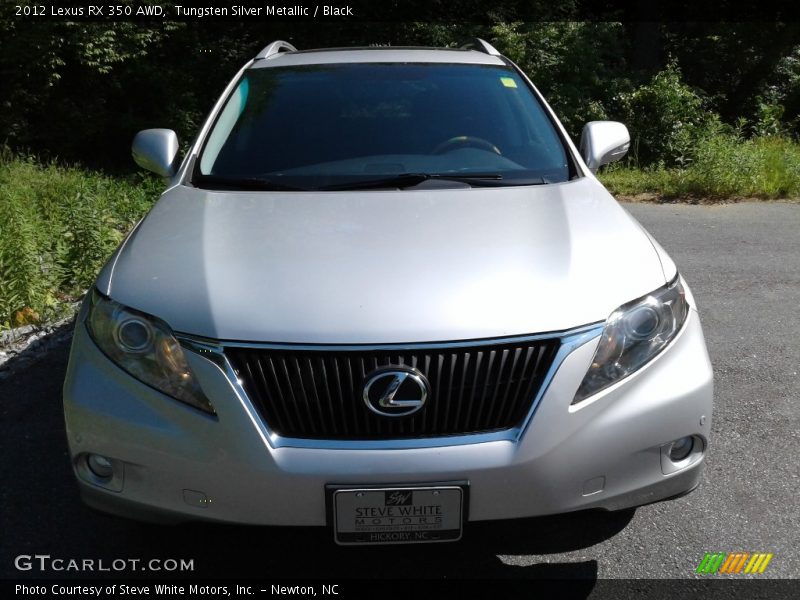 Tungsten Silver Metallic / Black 2012 Lexus RX 350 AWD