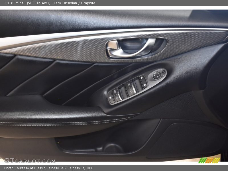 Black Obsidian / Graphite 2018 Infiniti Q50 3.0t AWD