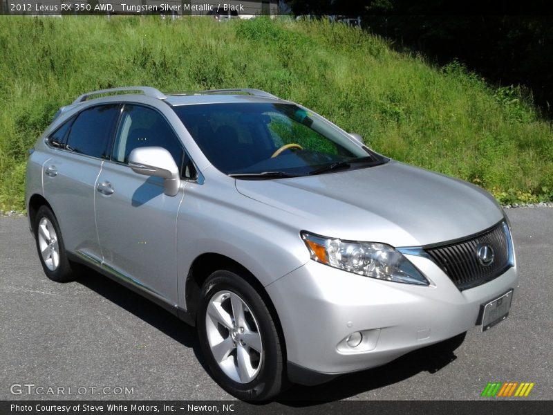 Tungsten Silver Metallic / Black 2012 Lexus RX 350 AWD