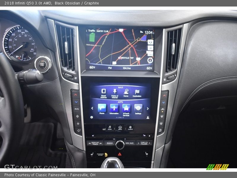 Black Obsidian / Graphite 2018 Infiniti Q50 3.0t AWD