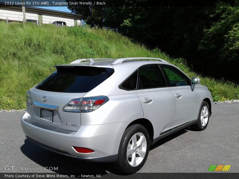 Tungsten Silver Metallic / Black 2012 Lexus RX 350 AWD