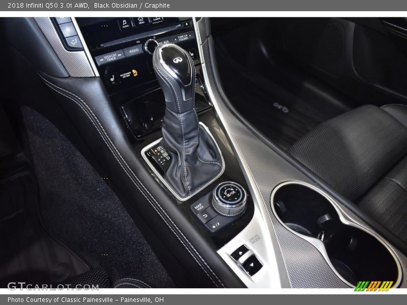 Black Obsidian / Graphite 2018 Infiniti Q50 3.0t AWD