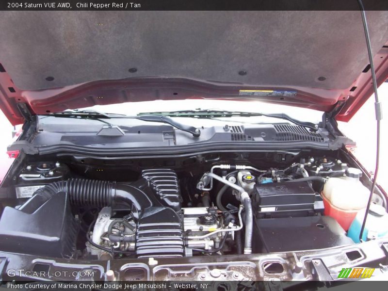 Chili Pepper Red / Tan 2004 Saturn VUE AWD