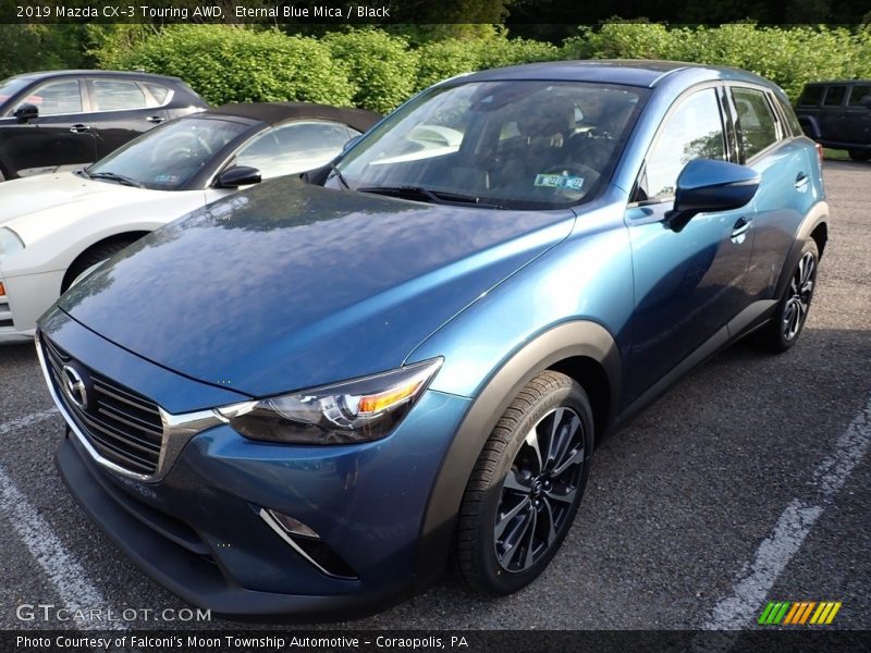 Eternal Blue Mica / Black 2019 Mazda CX-3 Touring AWD