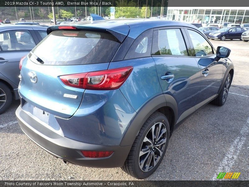 Eternal Blue Mica / Black 2019 Mazda CX-3 Touring AWD