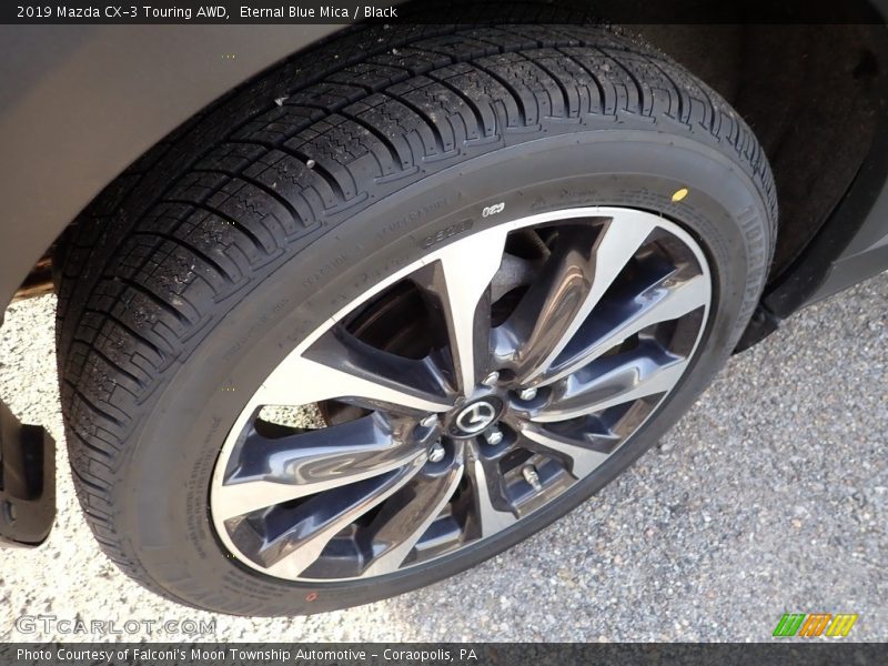 Eternal Blue Mica / Black 2019 Mazda CX-3 Touring AWD