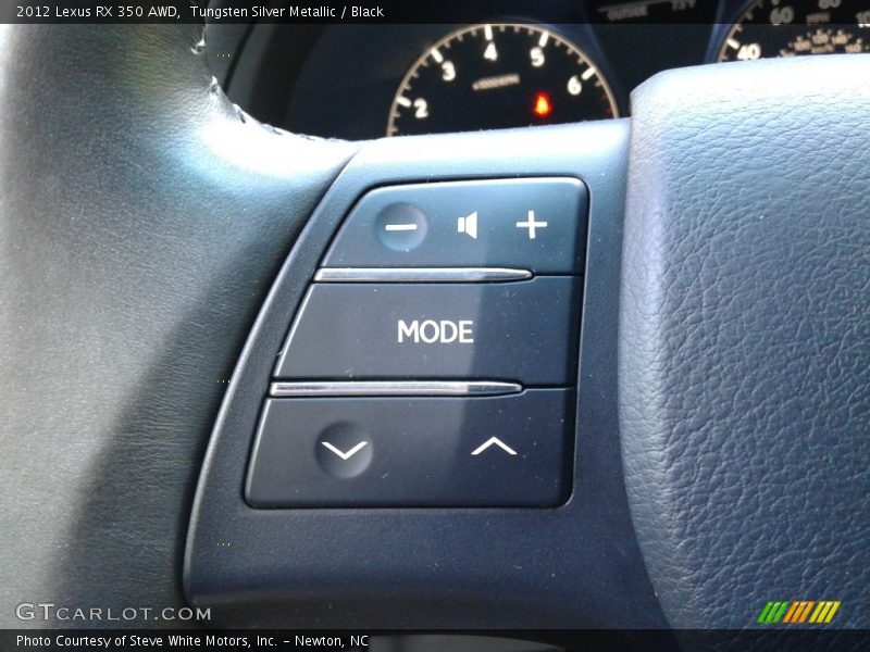 Tungsten Silver Metallic / Black 2012 Lexus RX 350 AWD