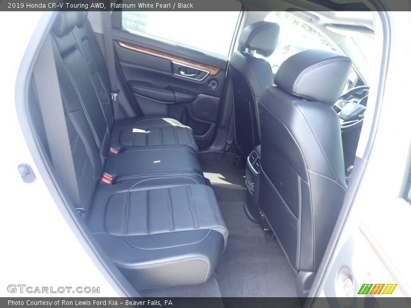 Platinum White Pearl / Black 2019 Honda CR-V Touring AWD