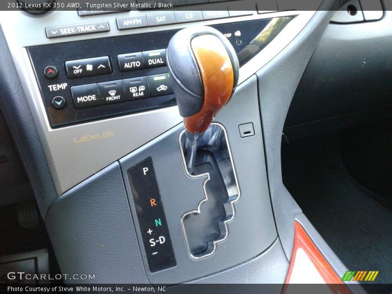 Tungsten Silver Metallic / Black 2012 Lexus RX 350 AWD