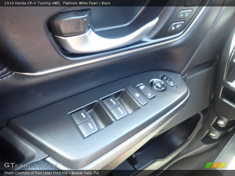 Platinum White Pearl / Black 2019 Honda CR-V Touring AWD
