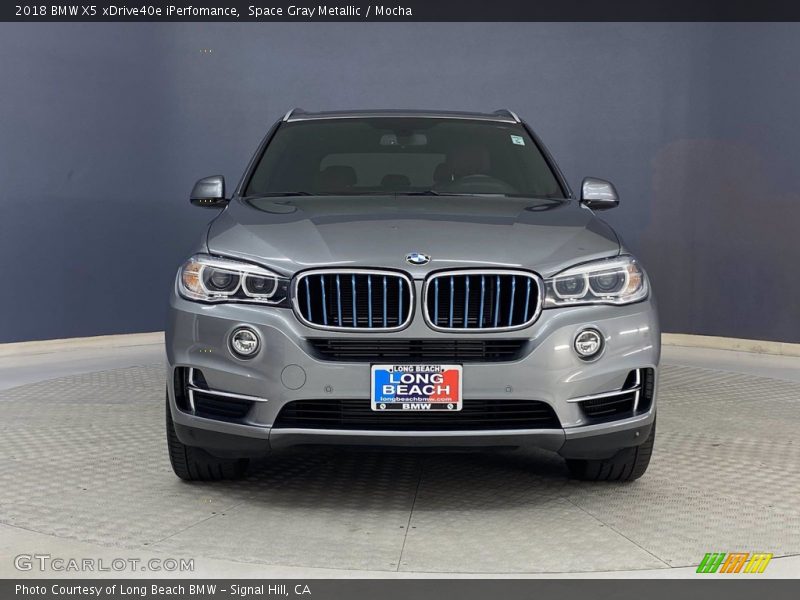 Space Gray Metallic / Mocha 2018 BMW X5 xDrive40e iPerfomance