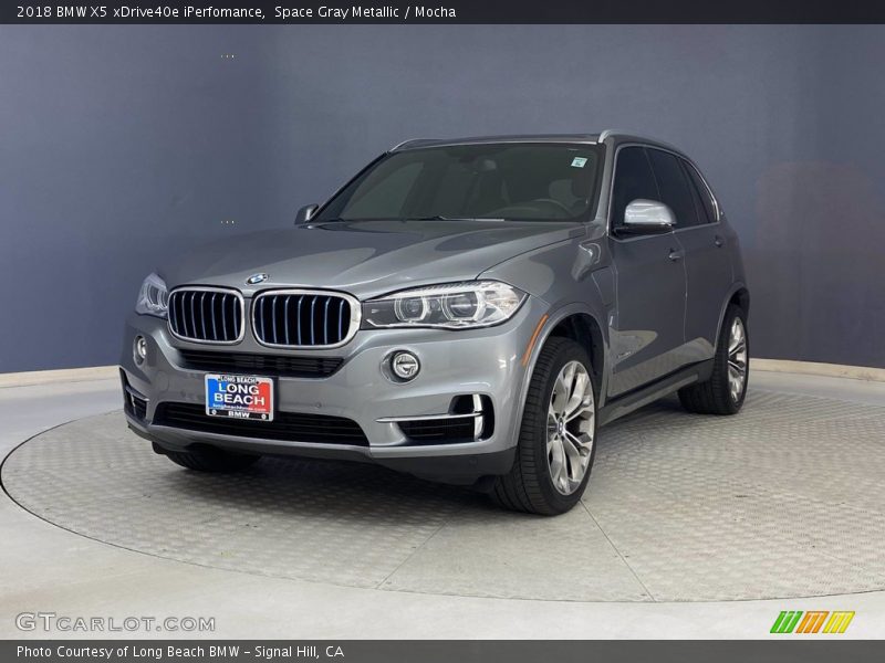 Space Gray Metallic / Mocha 2018 BMW X5 xDrive40e iPerfomance