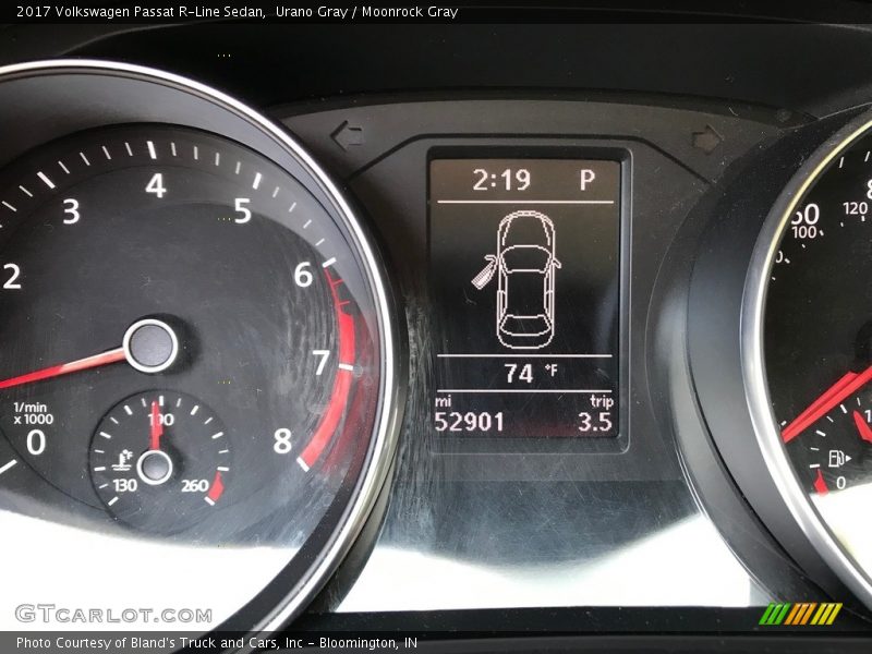 Urano Gray / Moonrock Gray 2017 Volkswagen Passat R-Line Sedan