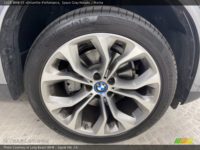 Space Gray Metallic / Mocha 2018 BMW X5 xDrive40e iPerfomance