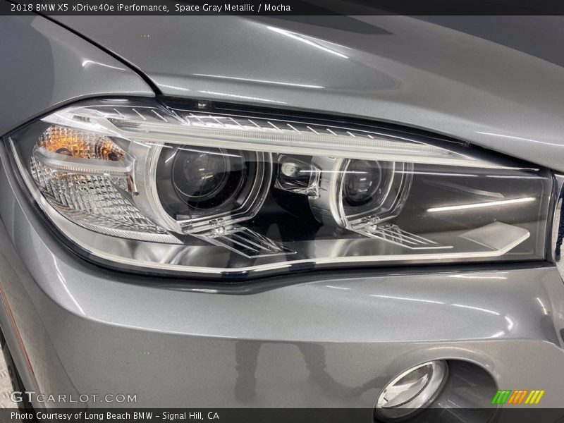 Space Gray Metallic / Mocha 2018 BMW X5 xDrive40e iPerfomance