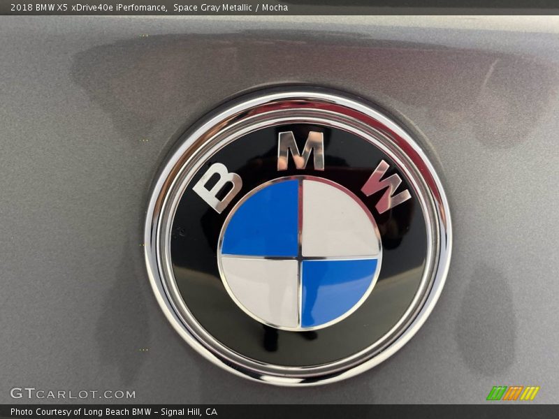 Space Gray Metallic / Mocha 2018 BMW X5 xDrive40e iPerfomance
