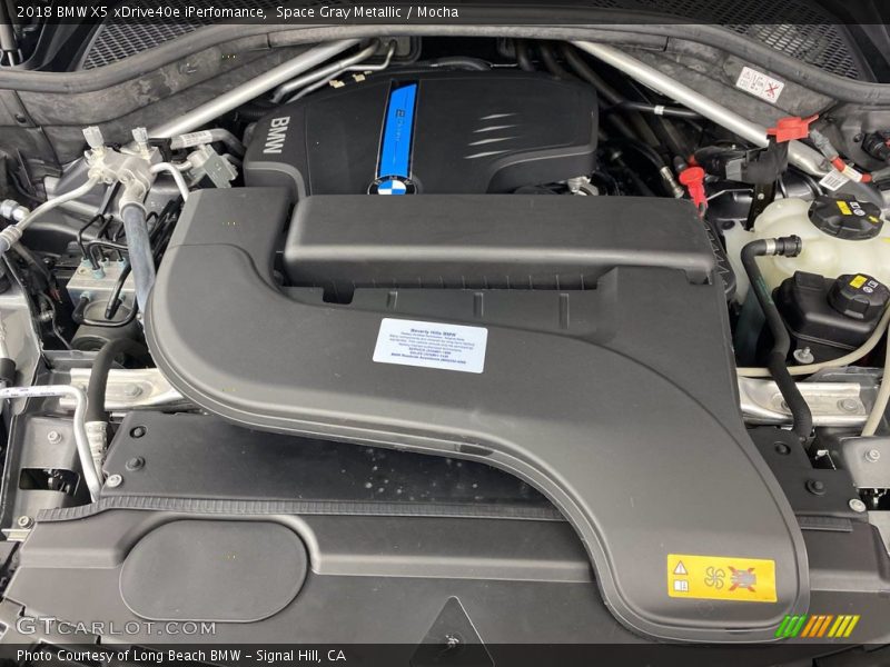 Space Gray Metallic / Mocha 2018 BMW X5 xDrive40e iPerfomance