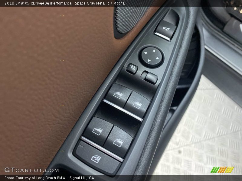 Space Gray Metallic / Mocha 2018 BMW X5 xDrive40e iPerfomance