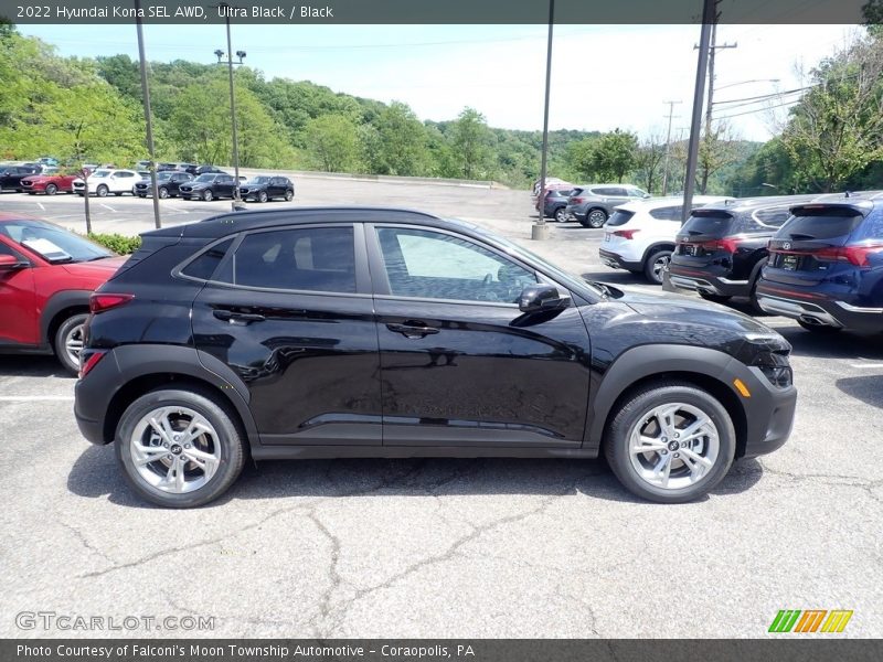 Ultra Black / Black 2022 Hyundai Kona SEL AWD