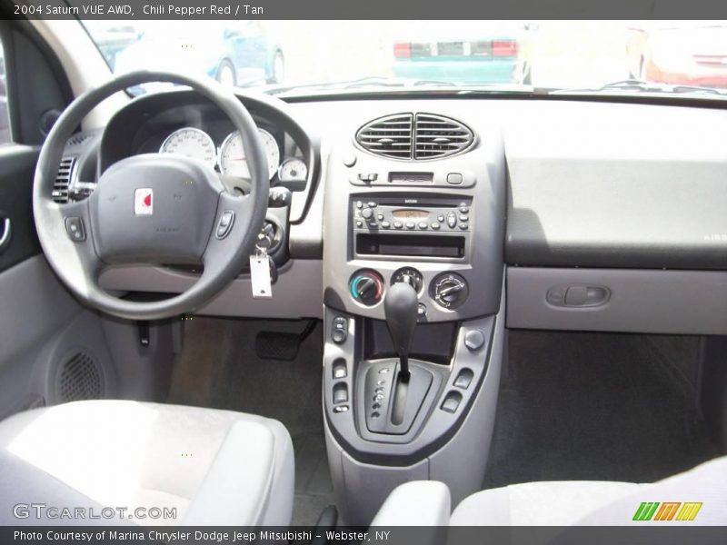 Chili Pepper Red / Tan 2004 Saturn VUE AWD