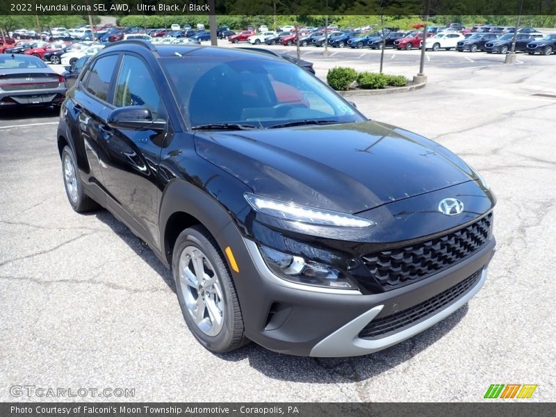 Ultra Black / Black 2022 Hyundai Kona SEL AWD