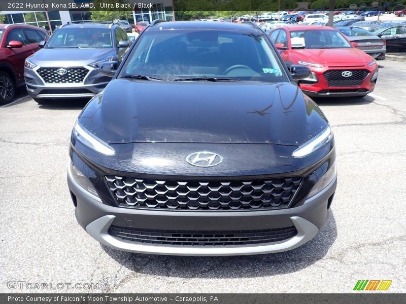 Ultra Black / Black 2022 Hyundai Kona SEL AWD