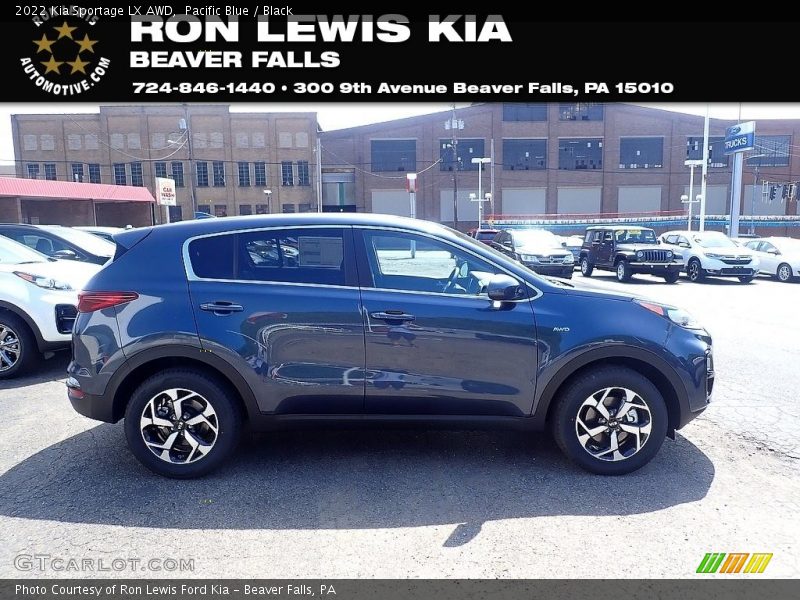 Pacific Blue / Black 2022 Kia Sportage LX AWD