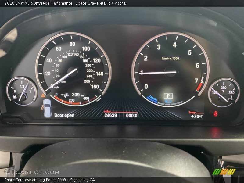 Space Gray Metallic / Mocha 2018 BMW X5 xDrive40e iPerfomance