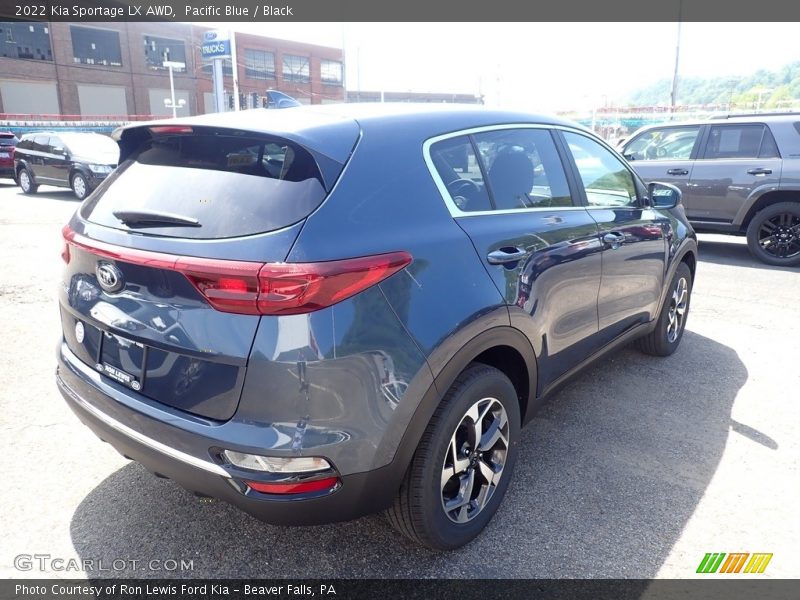 Pacific Blue / Black 2022 Kia Sportage LX AWD