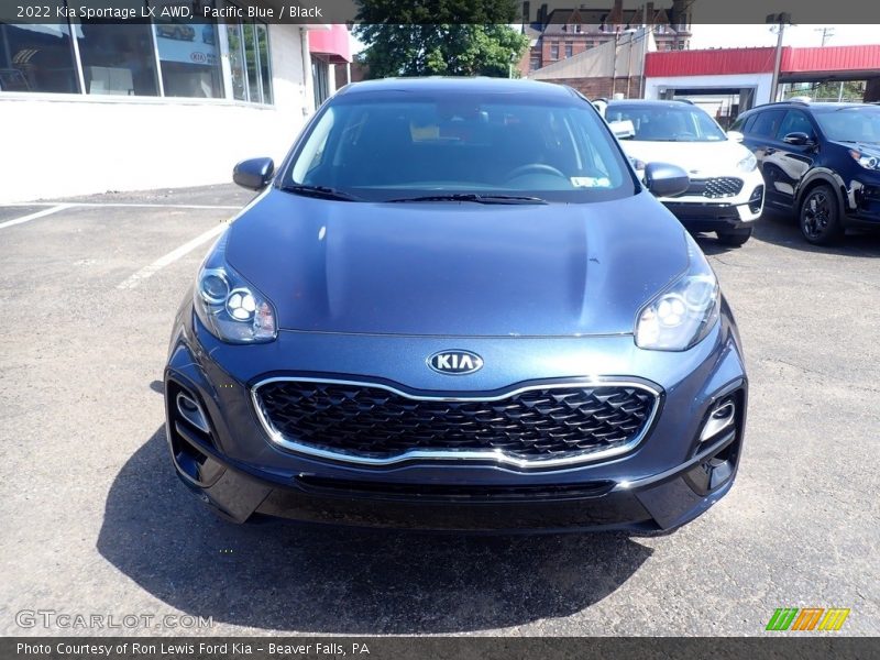 Pacific Blue / Black 2022 Kia Sportage LX AWD