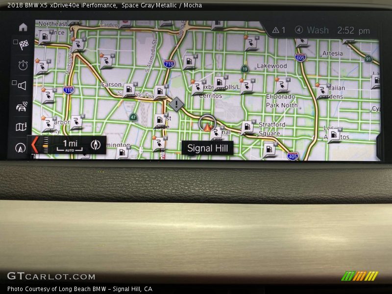 Space Gray Metallic / Mocha 2018 BMW X5 xDrive40e iPerfomance