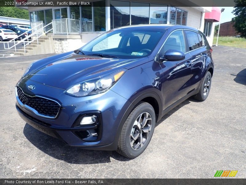 Pacific Blue / Black 2022 Kia Sportage LX AWD