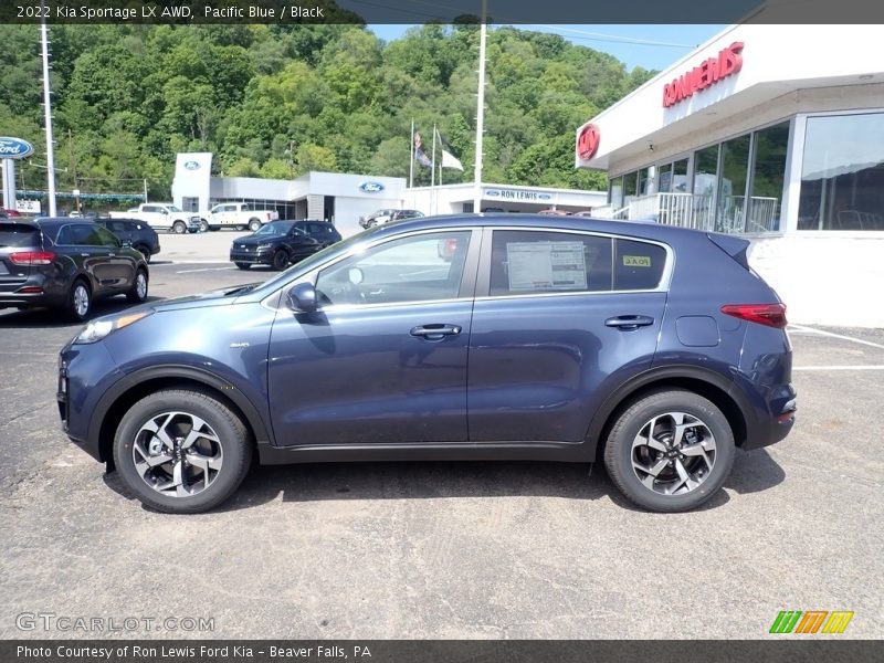 Pacific Blue / Black 2022 Kia Sportage LX AWD