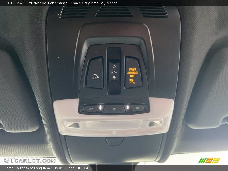 Space Gray Metallic / Mocha 2018 BMW X5 xDrive40e iPerfomance