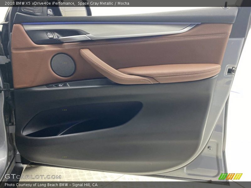 Space Gray Metallic / Mocha 2018 BMW X5 xDrive40e iPerfomance