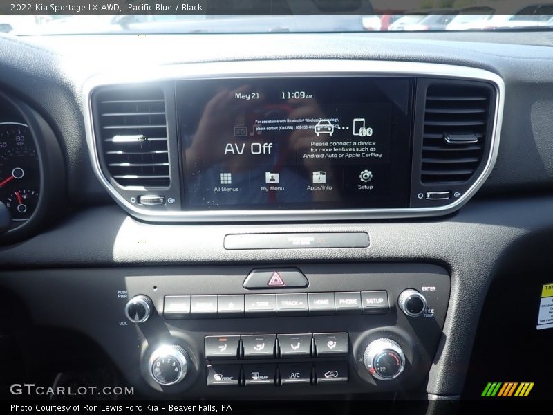 Pacific Blue / Black 2022 Kia Sportage LX AWD