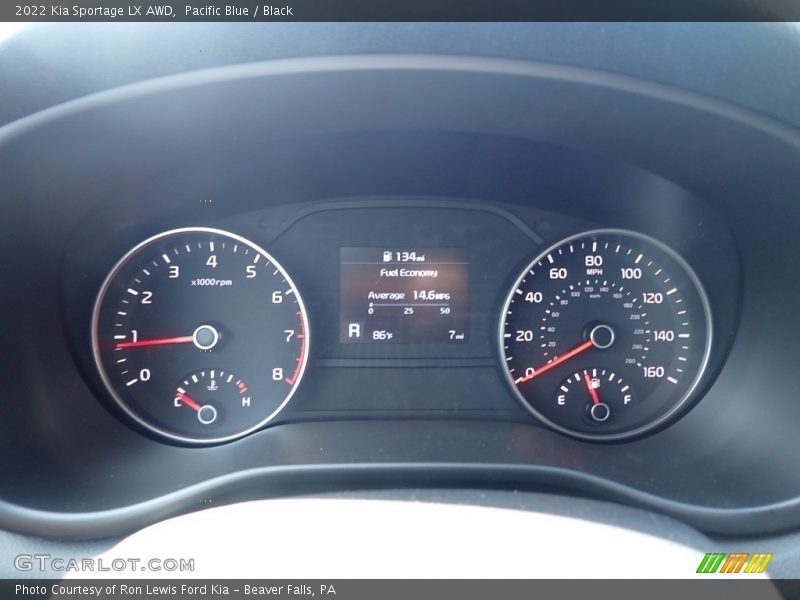 Pacific Blue / Black 2022 Kia Sportage LX AWD