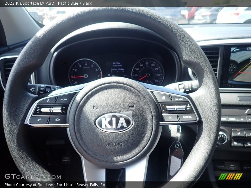 Pacific Blue / Black 2022 Kia Sportage LX AWD