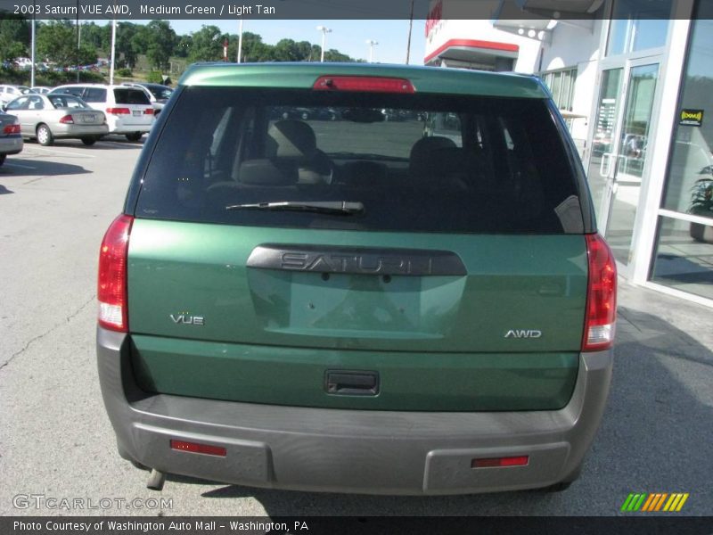 Medium Green / Light Tan 2003 Saturn VUE AWD