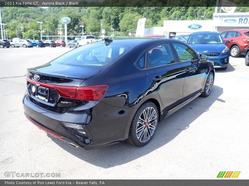 Aurora Black / Black 2021 Kia Forte GT