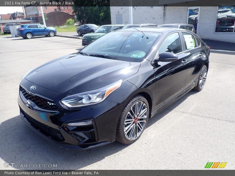 Aurora Black / Black 2021 Kia Forte GT